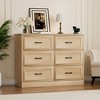 6 Drawer Wide Dressers Organizer with Charging Station - 3 of 4