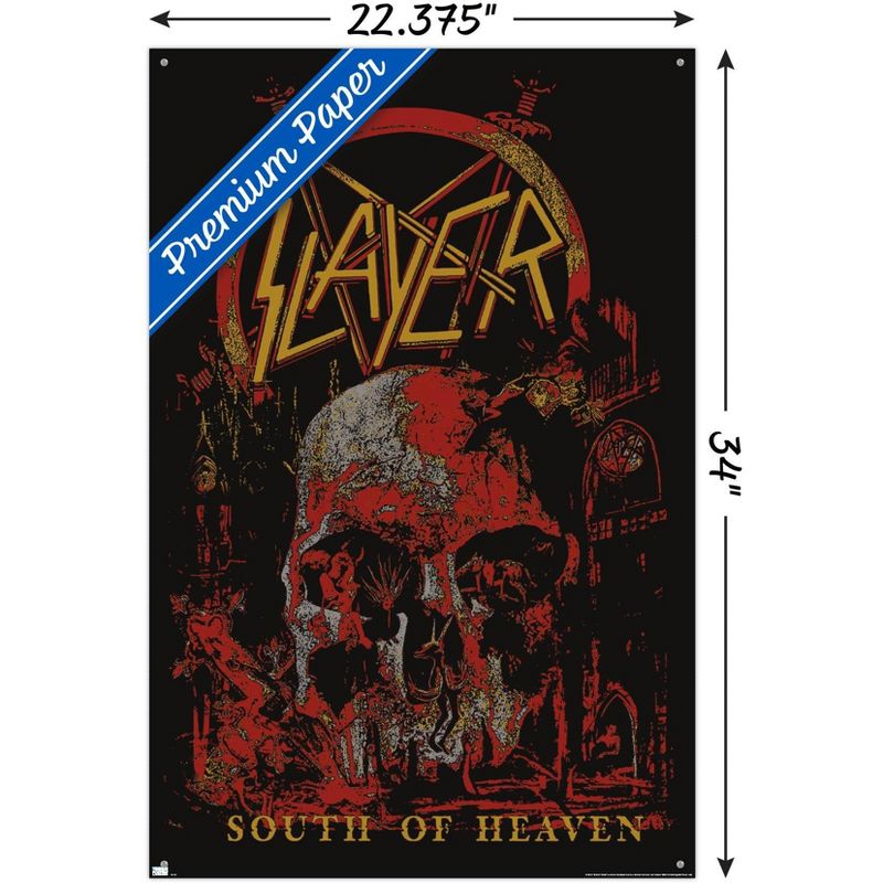 Trends International Slayer - South Of Heaven Unframed Wall Poster Prints, 3 of 7