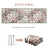 Area Rug, Rugs for Living Room, Washable Rug, Vintage Rugs for Entryway, Traditional Floor Cover, Thin Carpet, Kitchen Distressed Non Slip Mat - 4 of 4