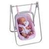 JC Toys Berenguer Boutique Playtime 2 in 1 Baby Doll Swing and Portable Carrier Pink for Dolls - 2 of 4