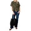 Women's Camo Cropped Shirt - Giftcraft - 3 of 3