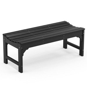 Karl Home | 2-Person All-Weather Oversized Outdoor Bench - 1 of 4