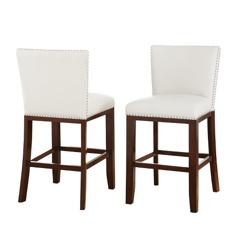 Whitney Counter Chairs White Set Of 2 Steve Silver Target