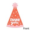 Big Dot of Happiness Party Time - Shaped Thank You Cards - Happy Birthday Party Thank You Note Cards with Envelopes - Set of 12 - 3 of 4