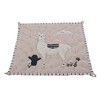 Wonder&Wise Striped Indoor Baby Toddler Childrens Foldable Canvas Activity Toy Play Tent with Llama Animal Floor Mat for Ages 6 Months and Up - image 3 of 4