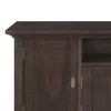72" Solid Wood Transitional TV Media Stand with Two Drawers, Two Framed Doors and Adjustable Shelves for Living Room and Bedroom - 3 of 4