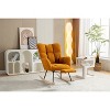 Lyngins Modern Indoor Armchair Rocking Chair without/with Adjustable Footrest,Small Accent Chair for Bedroom,Living Room - 3 of 4