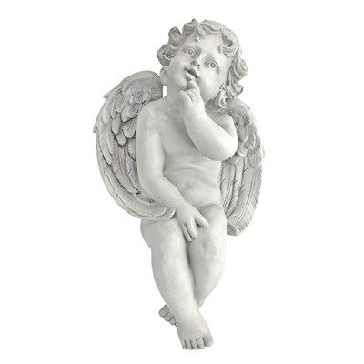 Design Toscano Angel Of Contemplation Statue - Off-White