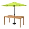 Alaterre Furniture 8pc Outdoor Patio Dining Set, Okemo Table with 10' Auto Tilt Umbrella - 4 of 4