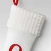 Knit Monogram Christmas Stocking White - Wondershop™ - 3 of 3