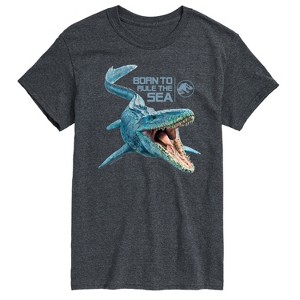 Men's - Jurassic Park - Born To Rule The Sea Short Sleeve Graphic T-Shirt - 1 of 3