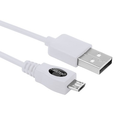 Insten 6ft Micro USB Android Charging Cord for Motorola Moto E4 Plus G5 G4 Play Moto Z Droid Coolpad Catalyst HTC Desire 530 626 626s (White)