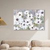 Art Remedy Texture and Flowers Colorful buterfly and flowers wall art Framed - 2 of 4