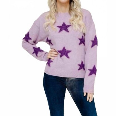 Women's Darby Distressed Star Sweater - Jodifl