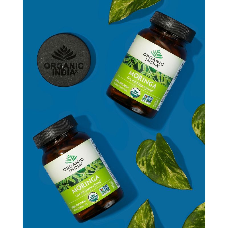 ORGANIC INDIA Moringa Herbal Supplement, 3 of 4