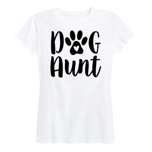 Women's - Instant Message - Dog Aunt Short Sleeve Graphic T-Shirt - 1 of 4