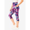 Woman Within Women's Plus Size Printed Pocket Capri - 4 of 4