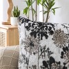 Kate Aurora 1 Piece Jacobean Floral Chenille Ultra Plush & Fluffy 18"x 18" Filled Accent Throw Pillow With Removable Shell/Cover - 4 of 4