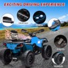 24V 2-Seater Electric Ride-On ATV for Kids, with Leather Seats Safety Belt Bluetooth for Boys and Girls - 3 of 4