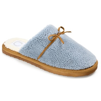 Journee Collection Womens Melodie Tru Comfort Foam Slip On Mules Round Toe Slippers Grey 10