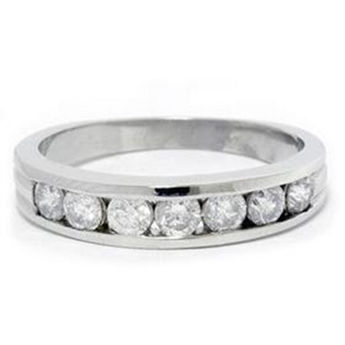 Pompeii3 1ct Round Real 14k Diamond Wedding Anniversary Ring Size 8.5 Target
