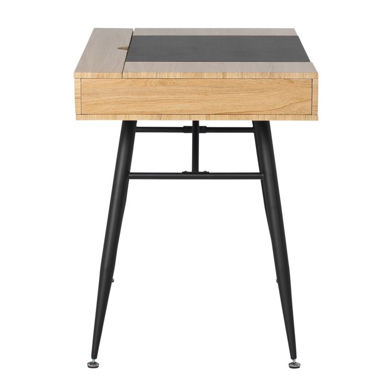 Nook Modern Office, Laptop and Writing Desk with Storage Compartments - Calico Designs, 6 of 16