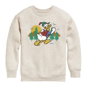 Boys' - Disney - Mickey & Friends Graphic Long Sleeve Fleece Sweatshirt - 1 of 4