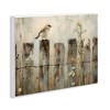 Stupell Industries Fence Perched Country Bird Wall Plaque Art - 2 of 4