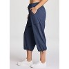 RBX Active Women's Cargo Style Capri Pants, Quick Drying Adjustable Leg Cropped Jogger Pant for Casual Wear, Hiking, Workouts - 4 of 4