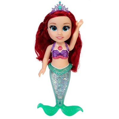 disney princess sing & sparkle ariel bath doll