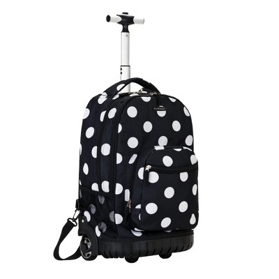 Rockland Single Handle Rolling Backpack BLACKDOT One Size