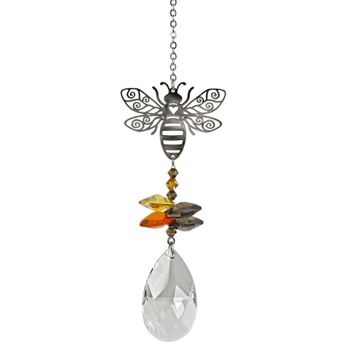 Woodstock Chimes Woodstock Rainbow Makers Collection, Crystal Fantasy, 4.5'' Bee Crystal Suncatcher CFBEE - image 1 of 3