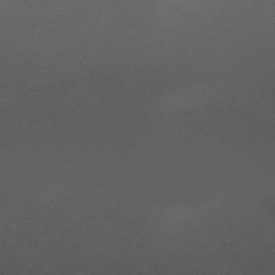 Gray Leather and Metal Mid-Century Modern Accent Chair