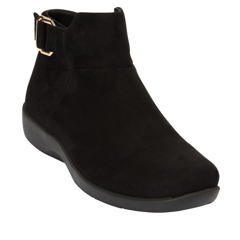 Wide width booties clearance black