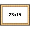 PosterPalooza | Traditional Gold Picture Frame - UV Acrylic, Backing Board, Hanging Hardware Included - 2 of 4