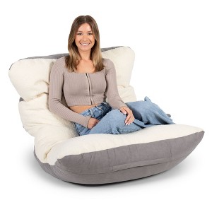 Big Joe Roma Bean Bag Chair for Lounging and Gaming, Multiple Fabrics, All Ages - 1 of 4