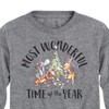 Boys' - Winnie the Pooh - Christmas Most Wonderful Time of the Year Long Sleeve Graphic T-Shirt - 2 of 4