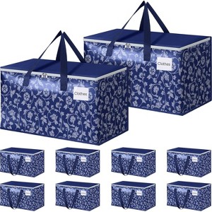 Moving Bags, Extra Large Size Moving Boxes, Heavy Duty Luggage Bags Smooth Zipper Sturdy Handles, Large - 1 of 4