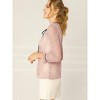 Allegra K Women's Floral Semi Sheer Long Sleeve Lace Top - 4 of 4