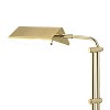 Regency Hill Traditional Adjustable Pharmacy Floor Lamp 54" Tall Brass Adjustable Metal Head for Living Room Reading Bedroom Office - 3 of 4