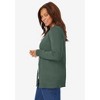 Woman Within Plus Size Perfect Long-Sleeve Cardigan - 4 of 4
