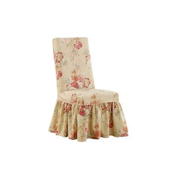 Ballad Bouquet Long Chair Slipcover Blush - Waverly Home
