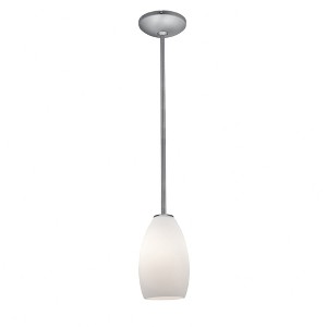 Access Lighting Champagne 1 - Light Pendant in  Brushed Steel - 1 of 1