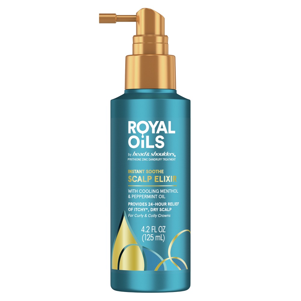 Photos - Hair Styling Product Head & Shoulders Royal Oils Scalp Elixir - 4.2 fl oz 