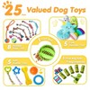 Itopfox 25 Pack Luxury Dog Chew Toys for Puppy, Rope Toys, Treat Ball and Squeaky Toys for Teething Small Dogs - 2 of 4