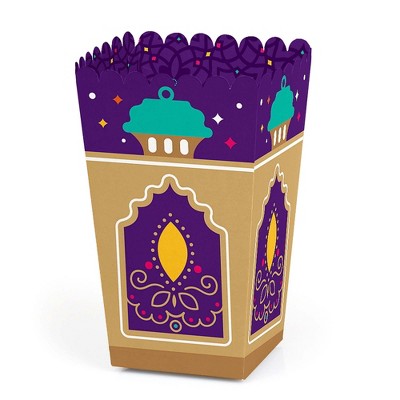 Big Dot of Happiness Happy Diwali - Festival of Lights Party Favor Popcorn Treat Boxes - Set of 12