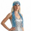 Unique Bargains Sequined Cut-Out Scarf 1 Pc - 2 of 4