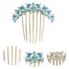 Unique Bargains Women's Butterfly Rhinestones Side Comb 1 Pc - 3 of 4