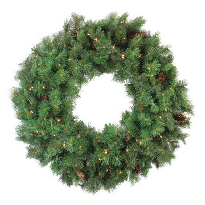 Northlight 36" Pre-lit Royal Oregon Pine Artificial Christmas Wreath - Clear Lights