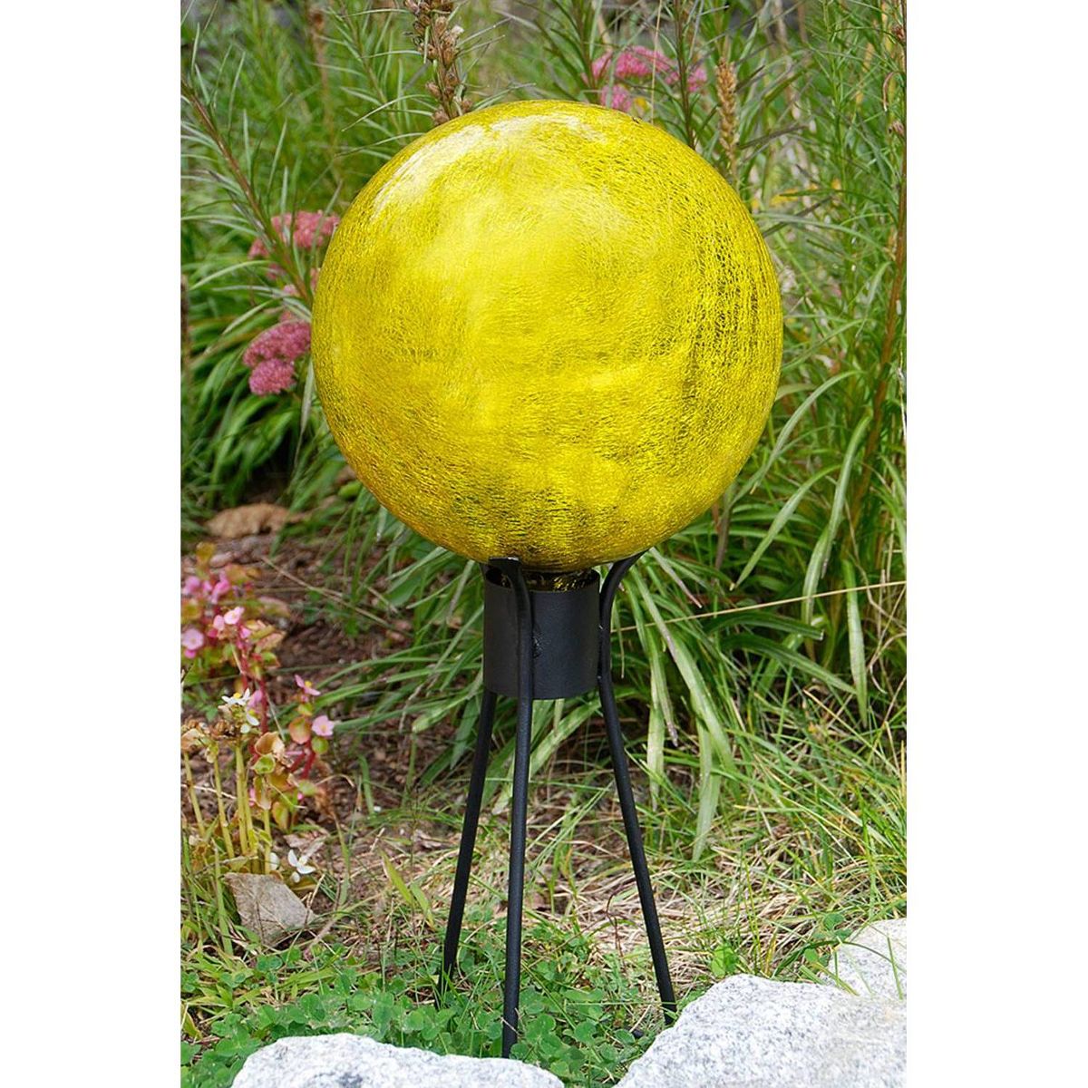 12" Decorative Reflecting Glass Gazing Globe - Achla Designs - thumbnail 4